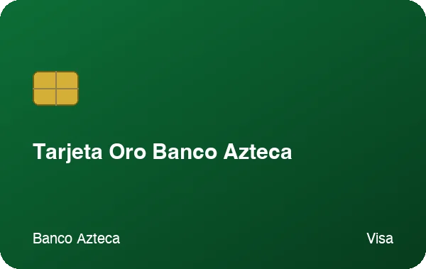 Tarjeta Oro Banco Azteca