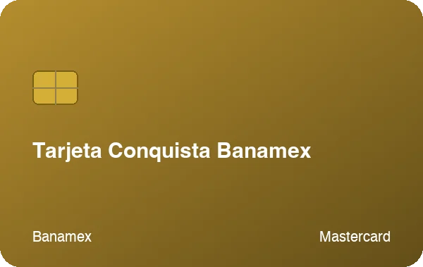 Tarjeta Conquista Banamex