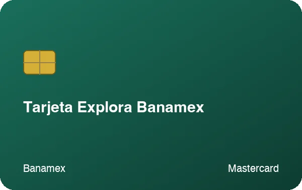 Tarjeta Explora Banamex