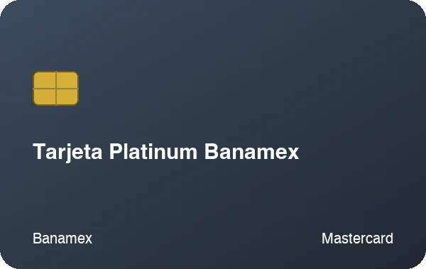 Tarjeta Platinum Banamex