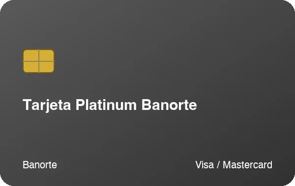 Tarjeta Platinum Banorte