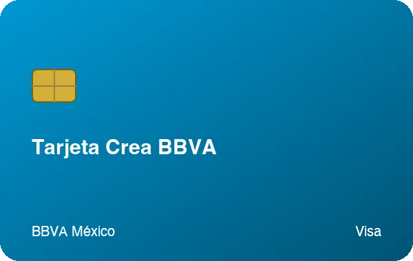 Tarjeta Crea BBVA