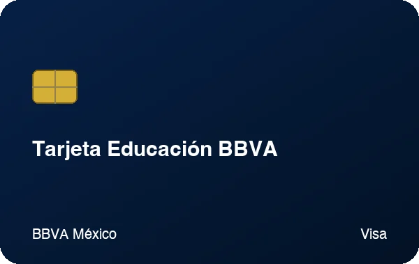 Tarjeta Educación BBVA