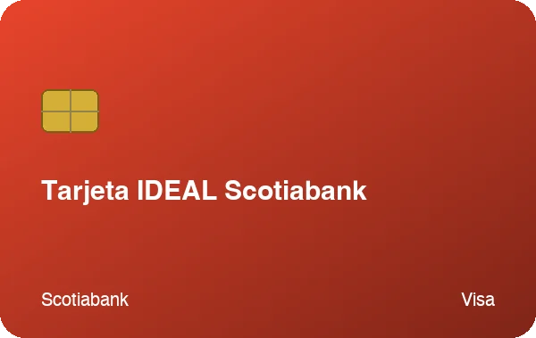 Tarjeta IDEAL Scotiabank